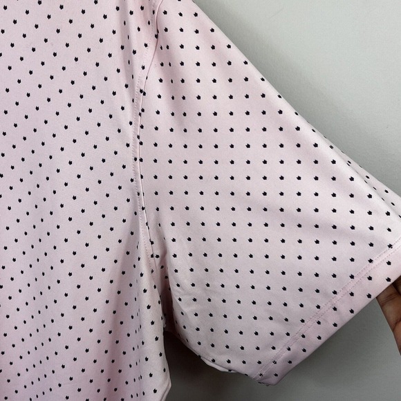 Greyson Golf Men's Icon Wolf Pink Short Sleeve Polo Shirt Size XL Mauve Mist - Picture 6 of 12